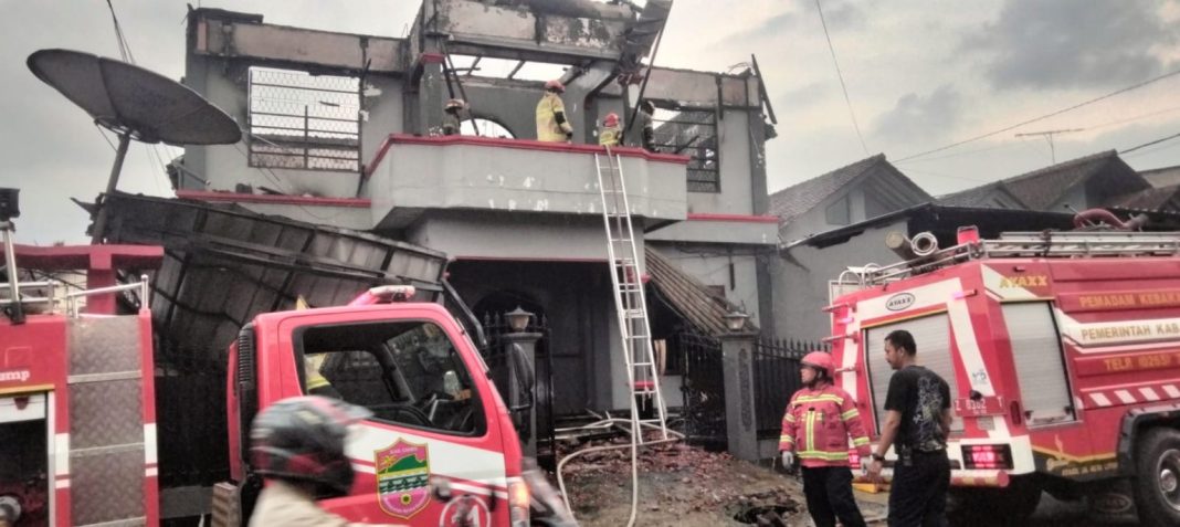 kebakaran di panumbangan ciamis - berita ciamis lintas priangan