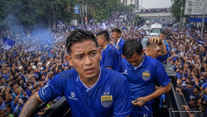 konvoi juara persib bikin trauma pemain - berita persib lintas priangan