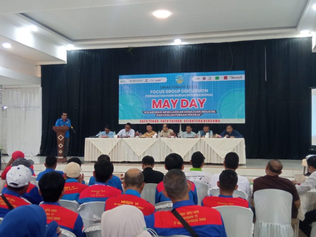 may day di tasikmalaya buruh dan wali kota duduk bersama