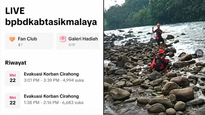 pencarian korban cirahong bpbd tasikmalaya - berita tasikmalaya - lintas priangan