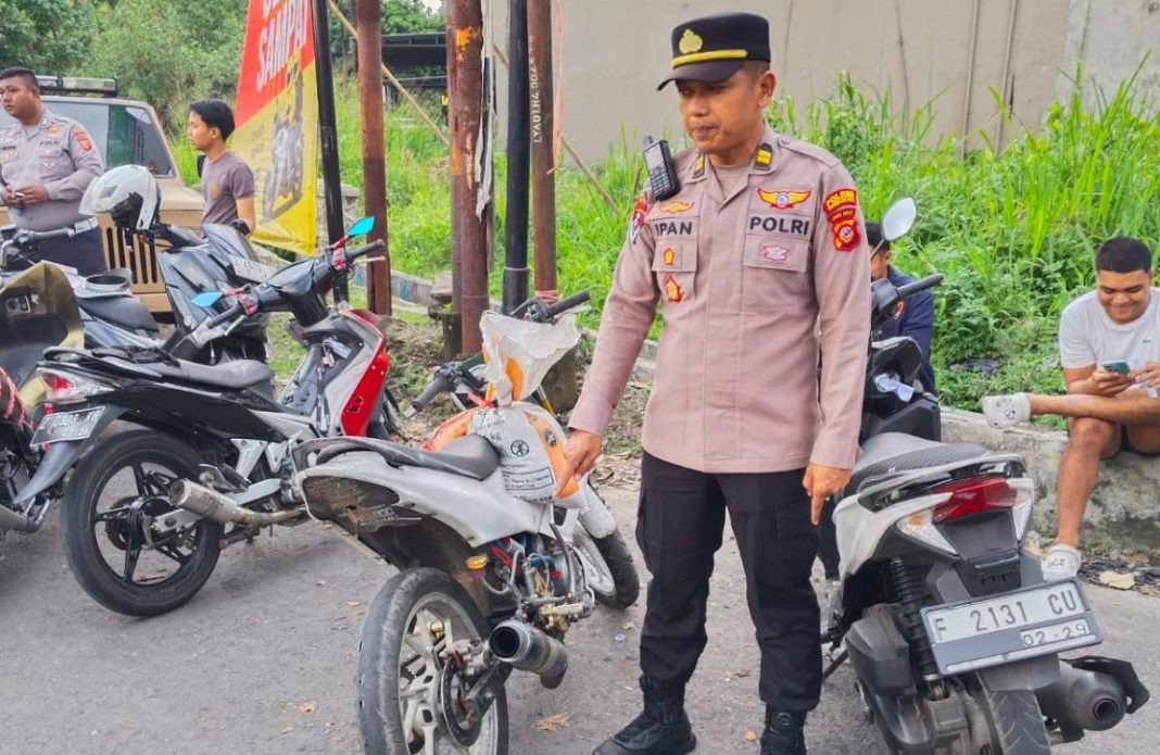 razia knalpot brong di tasikmalaya - berita tasikmalaya - lintas priangan