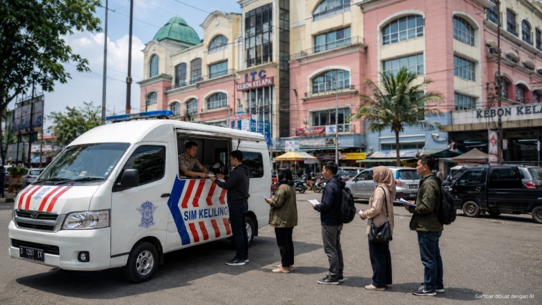 sim keliling kota bandung hari ini - berita bandung - lintas priangan