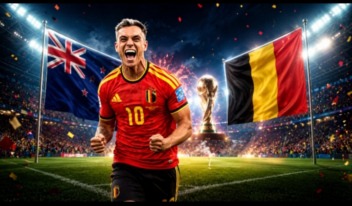 Hasil Selandia Baru Vs Belgia - lintasPriangan
