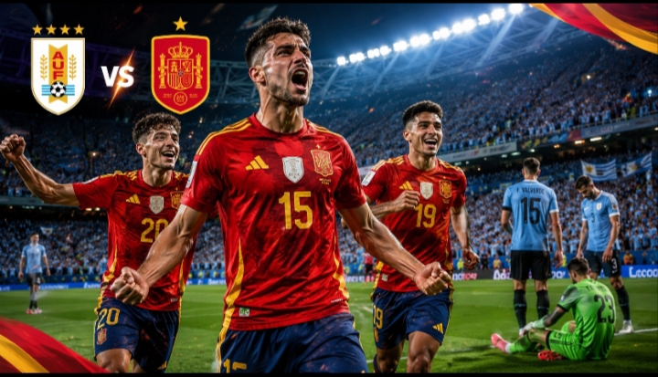 Hasil Uruguay vs Spanyol - lintaspriangan
