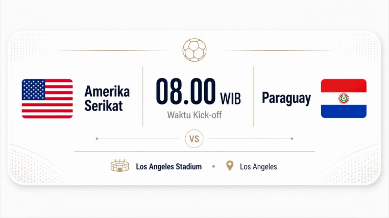 Jadwal Piala Dunia 2026 Amerika Serikat vs Paraguay - Berita Piala Dunia 2026 Terbaru
