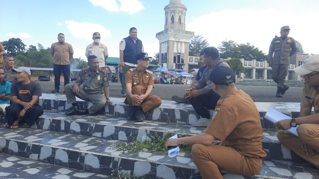 Penertiban PKL Masjid Agung Baiturahman - lintaspriangan