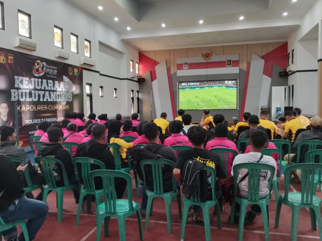 Polres Tasikmalaya nobar Piala Dunia 2026