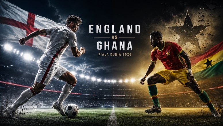 Prediksi Skor Inggris vs Ghana - Berita Piala Dunia 2026