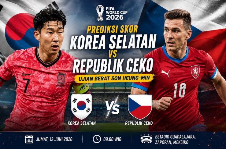 Prediksi Skor Korea Selatan vs Republik Ceko - Berita Piala Dunia 2026 Lintas Priangan