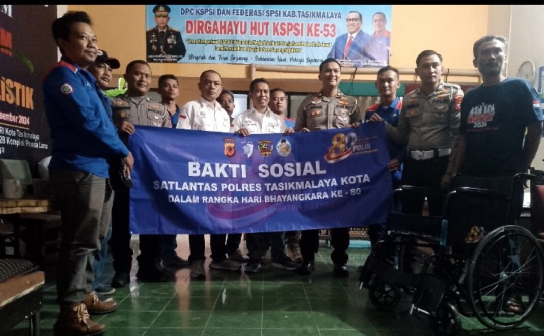 bakti sosial satlantas tasikmalaya kota - berita tasikmalaya lintas priangan