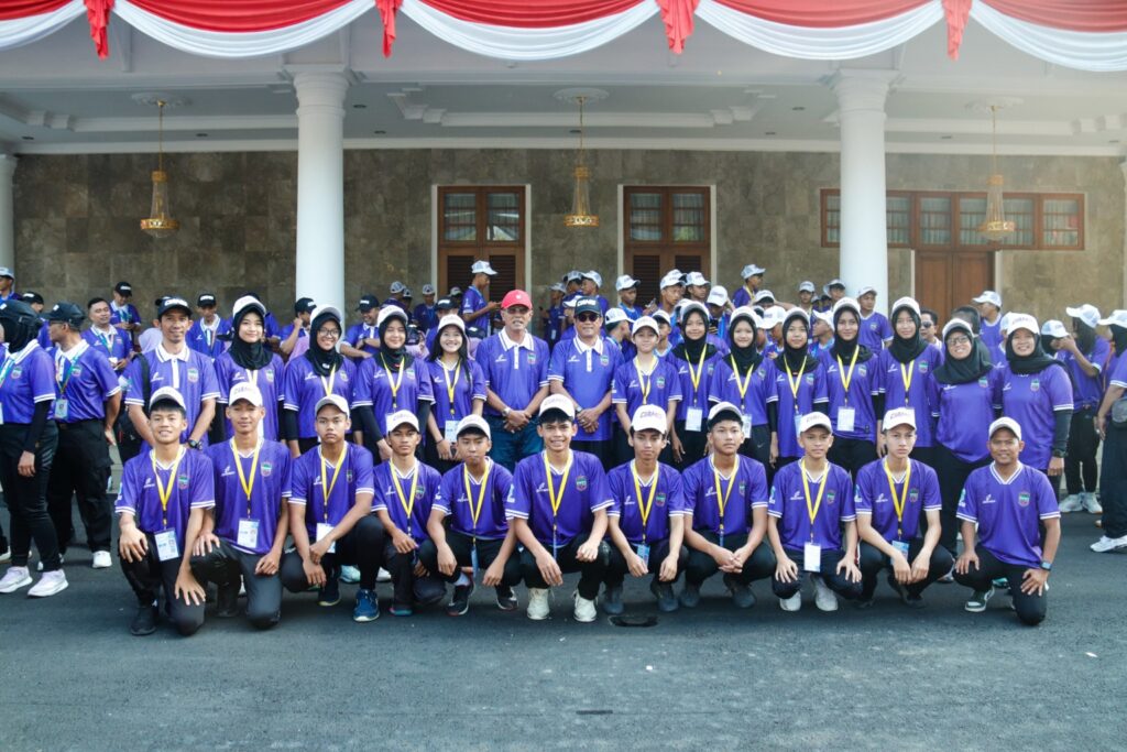 bupati ciamis lepas kontingen - berita ciamis hari ini