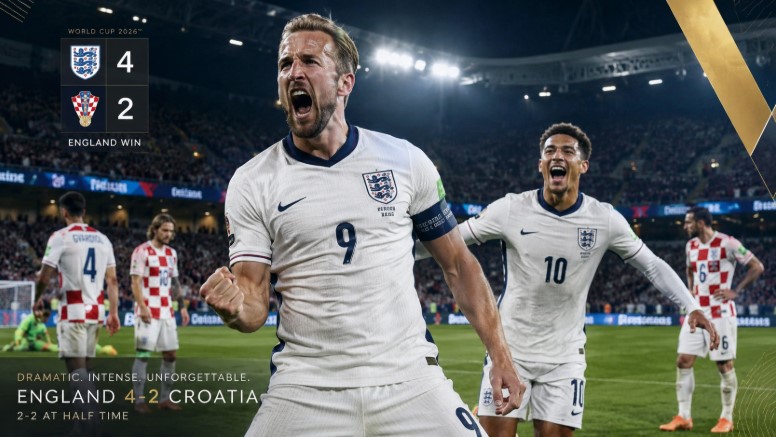 hasil Inggris vs Kroasia - berita piala dunia 2026