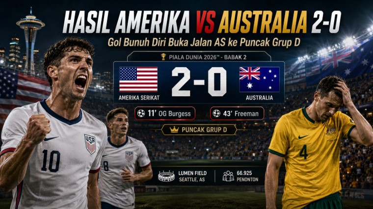 hasil amerika vs australia - berita piala dunia 2026