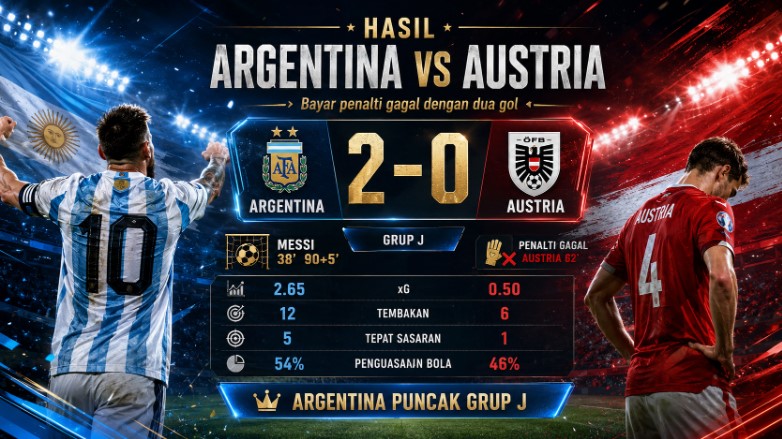 hasil argentina vs austria - berita piala dunia 2026
