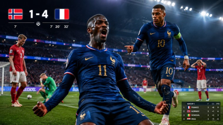 hasil norwegia vs perancis - berita piala dunia 2026