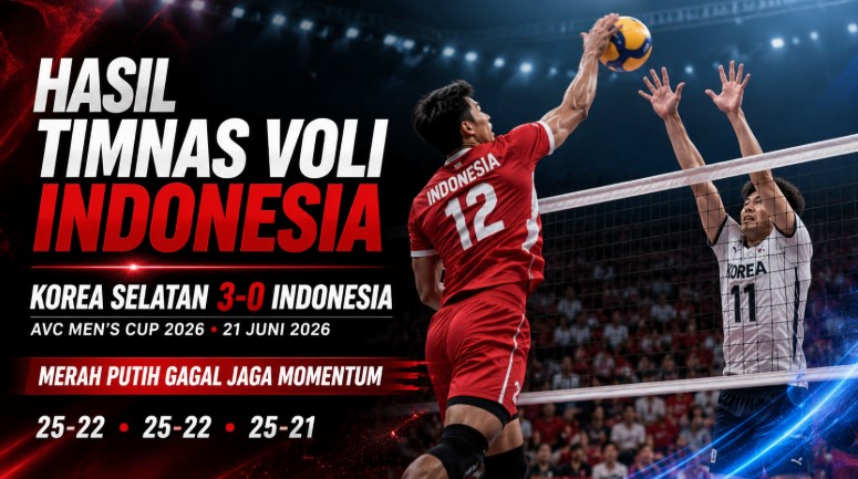 hasil timnas voli indonesia - berita voli lintas priangan