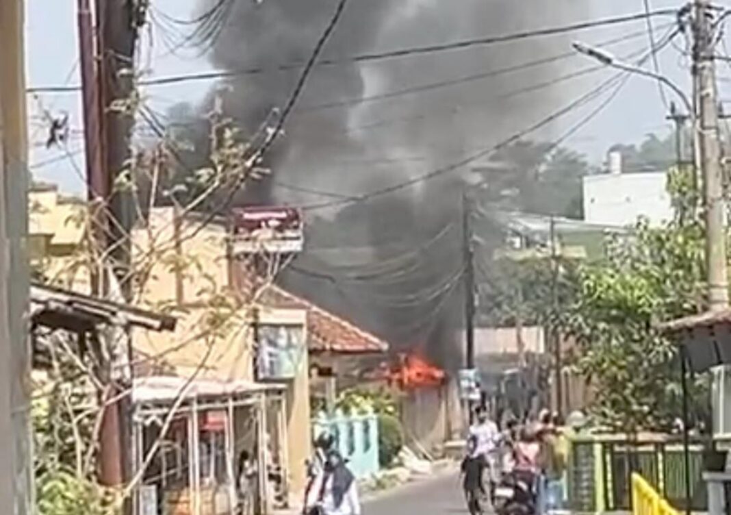 kebakaran rumah di Rancabango Tasikmalaya