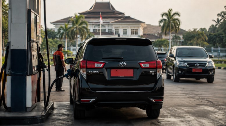 kendaraan plat merah pertamax naik - berita nasional lintas priangan