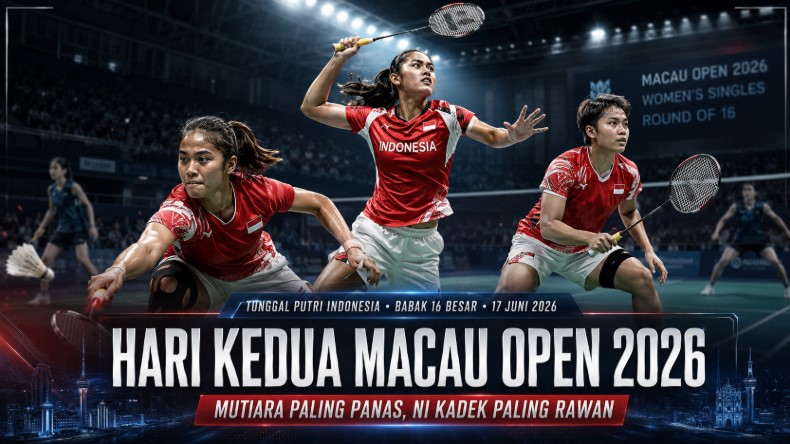 macao open 2026 hari kedua tunggal putri - berita bulu tangkis lintas priangan