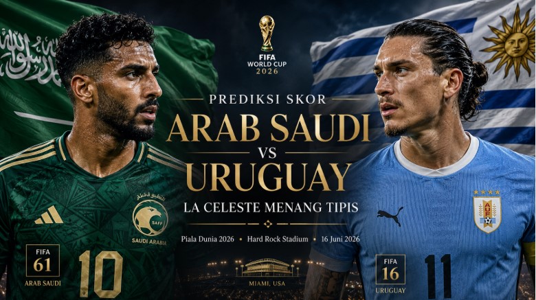 prediksi skor arab saudi vs uruguay - berita piala dunia 2026 lintas priangan