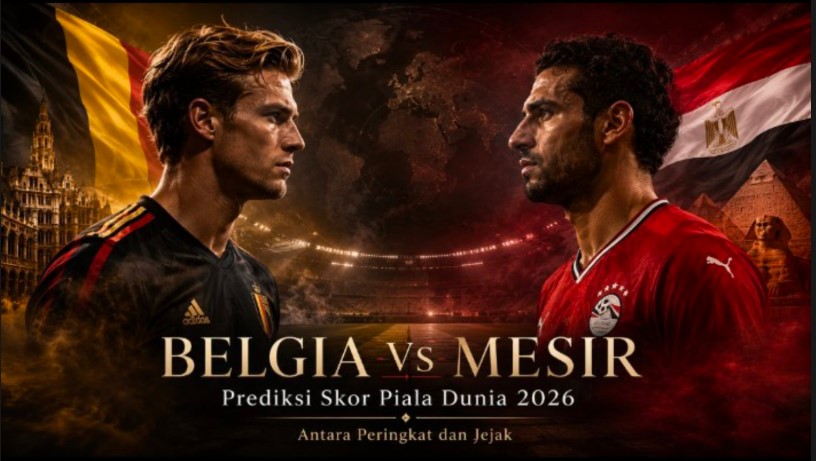 prediksi skor belgia vs mesir - berita piala dunia 2026 lintas priangan
