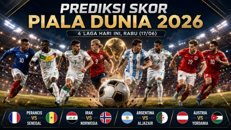 prediksi skor piala dunia 2026 hari ini 17 juni - berita piala dunia 2026 lintas priangan