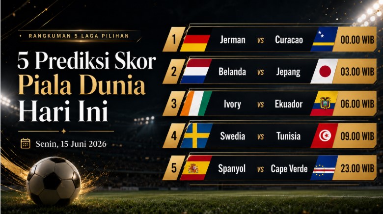 prediksi skor piala dunia hari ini - berita piala dunia 2026 lintas priangan