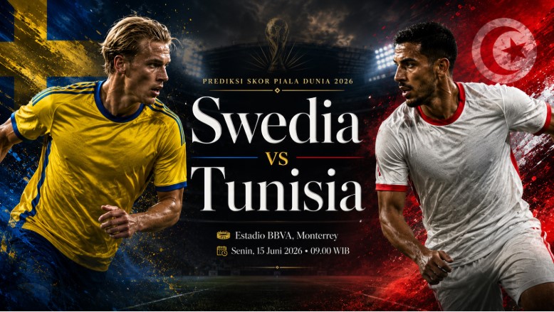 prediksi skor swedia vs tunisia - berita piala dunia 2026 lintas priangan