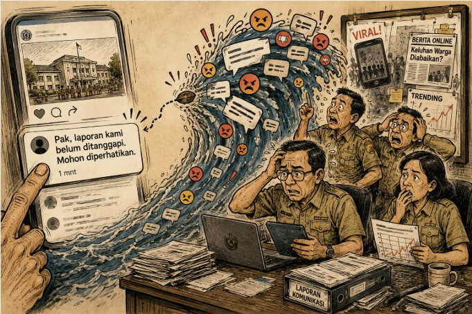 satu komentar bisa jadi isu besar - bacaan peabat komunikasi digital