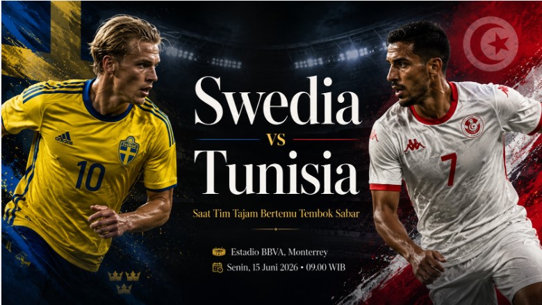 swedia vs tunisia - berita piala dunia 2026 lintas priangan