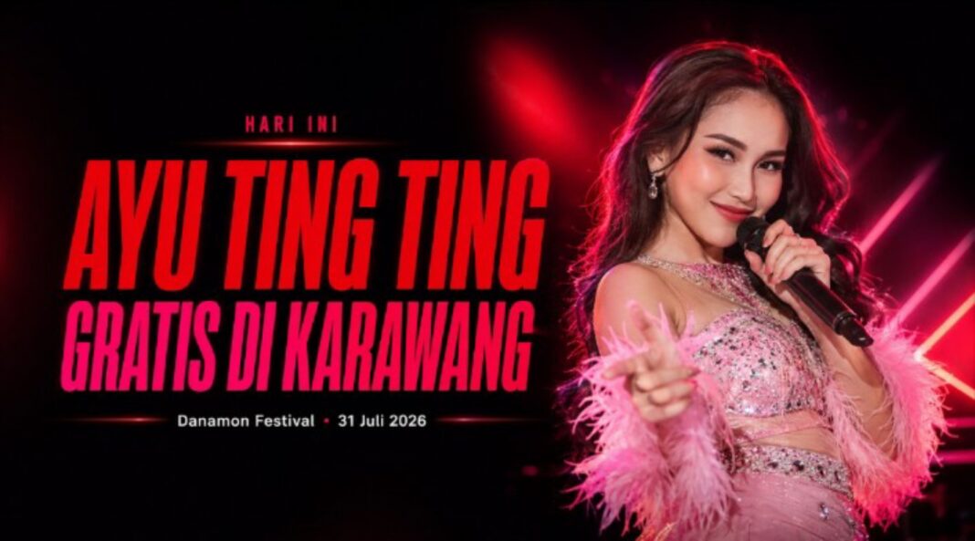Ayu Ting Ting di Karawang