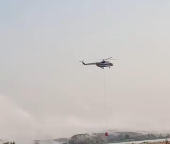 BNPB kerahkan helikopter dalam penanganan kebakaran TPA Tanggerang