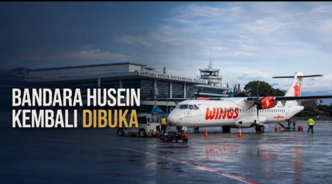 Bandara Husein kembali dibuka - berita premium Lintas Priangan