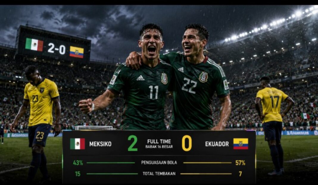 Hasil Meksiko vs Ekuador