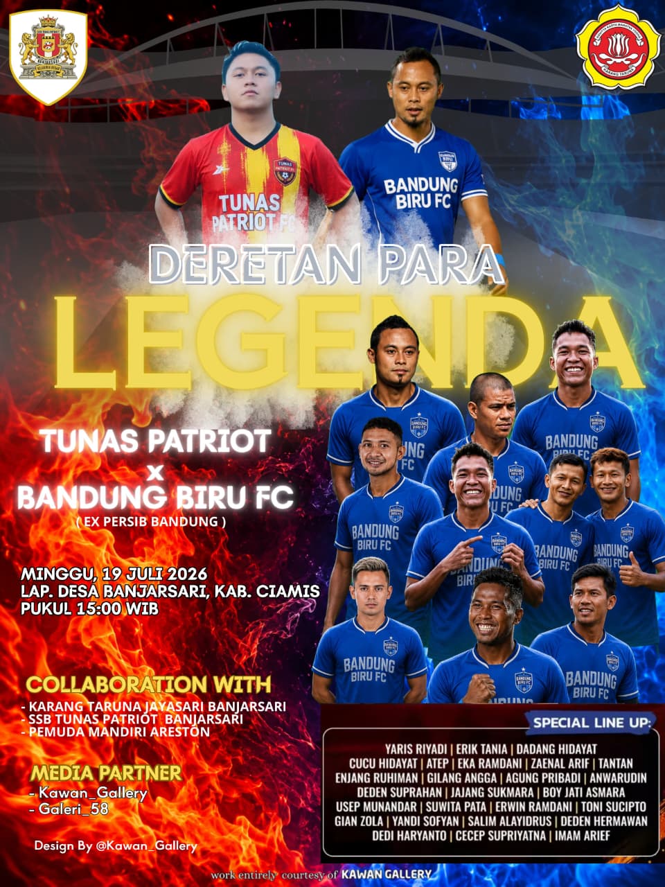 Legenda Persib Hadir di Banjarsari