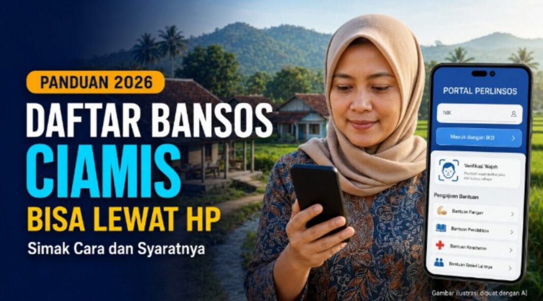 cara daftar bansos ciamis lewat hp - berita ciamis