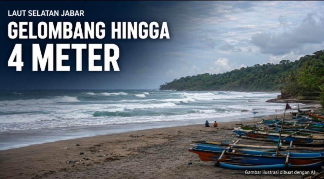 gelombang tinggi Jawa Barat
