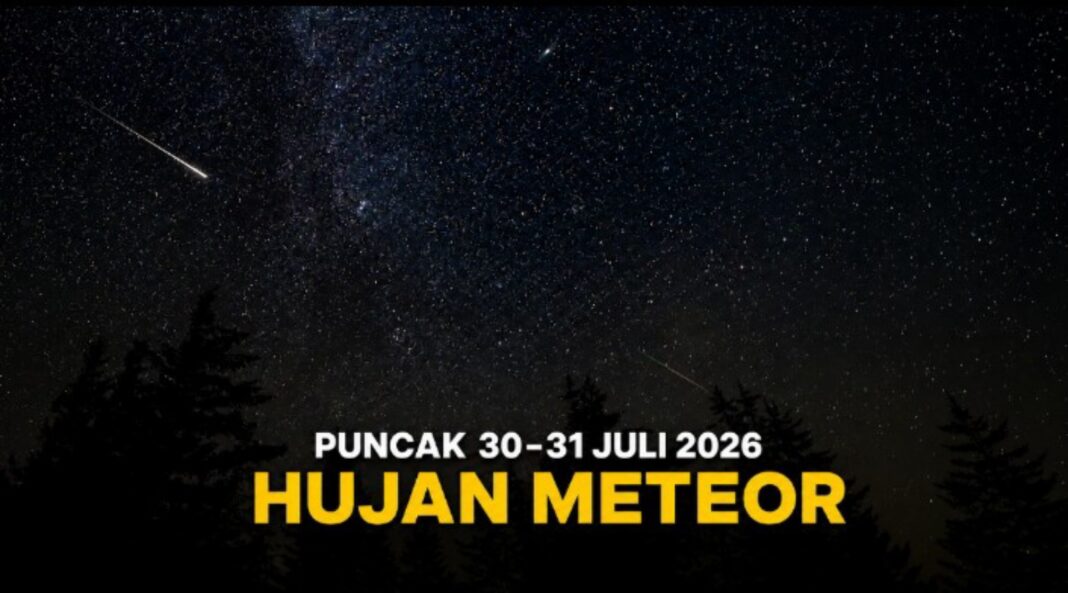 hujan meteor akhir Juli