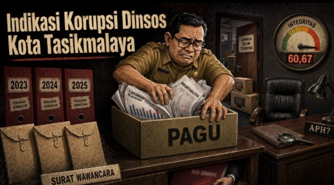 indikasi korupsi dinsos kota tasikmalaya terang dan berulang - kota tasikmalaya