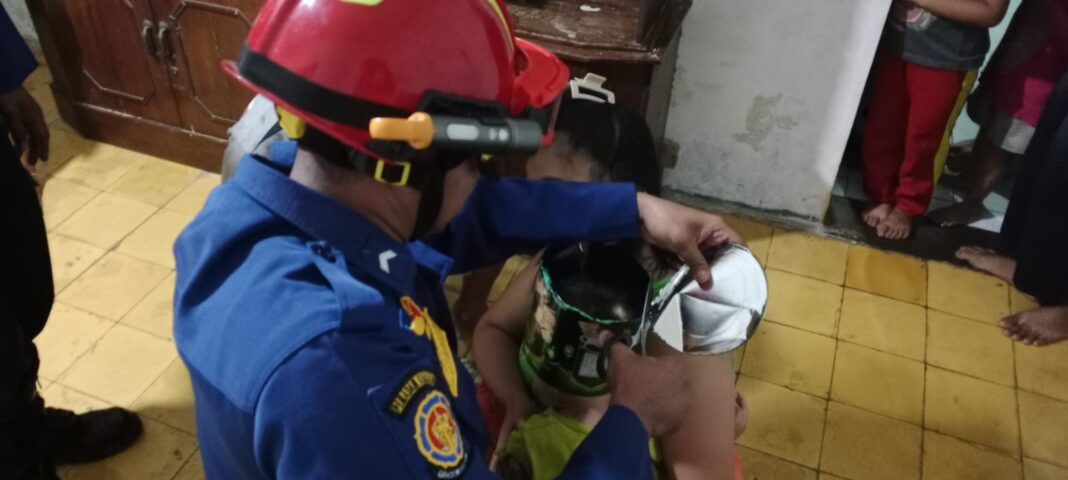 kepala balita di Ciamis tersangkut kaleng
