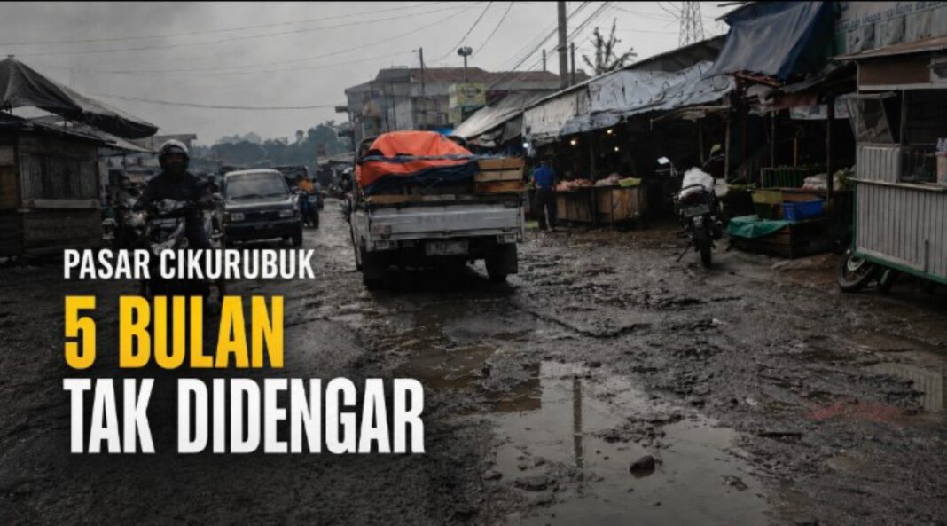 pedagang pasar cikurubuk 5 bulan tak didengar wali kota