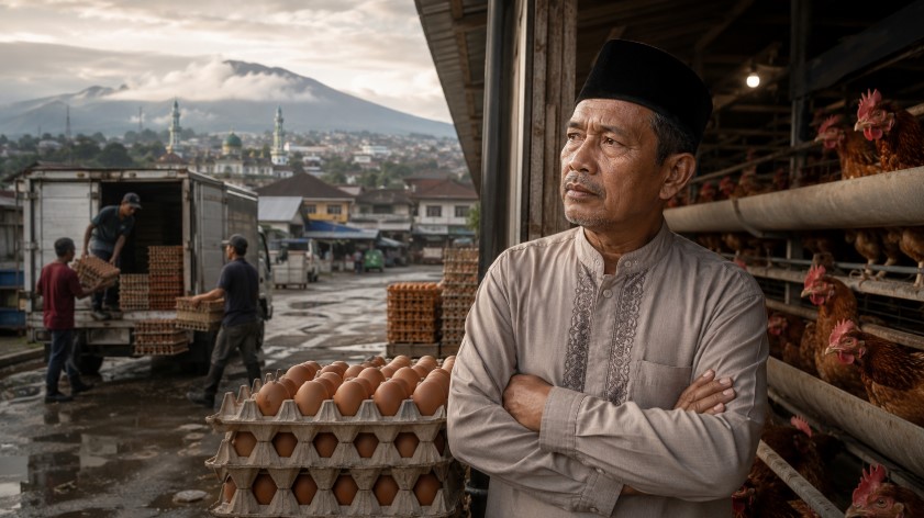peternak tasikmalaya pertanyakan telur blitar - tajuk lintas priangan