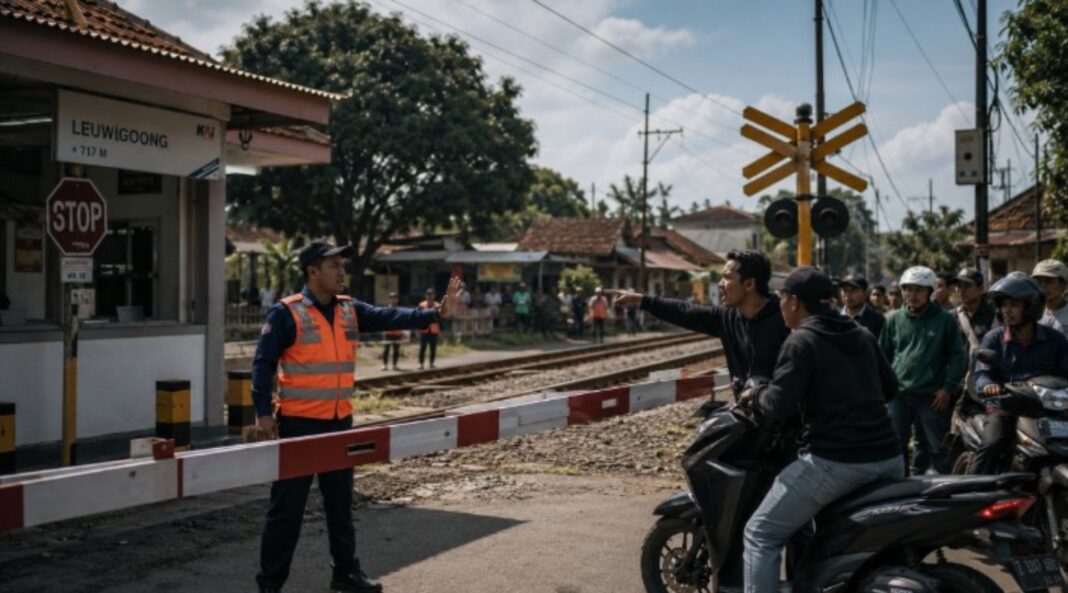 petugas KAI Garut