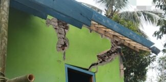 Dinding Rumah Ambruk di Tambaksari Ciamis, Dapur Rusak dan 4 Warga Terdampak Dinding Rumah Ambruk Tambaksari Ciamis - lintas priangan