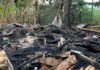 Kebakaran Baregbeg Ciamis, Api Hanguskan Dapur Rumah Lansia Warga dan Damkar Bergerak Cepat Membantu Kebakaran Baregbeg Ciamis - lintas priangan