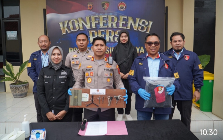 Polres ungkap curanmor Tasikmalaya - lintas priangan