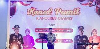 Sertijab Kapolres Ciamis, Bupati Herdiat: Sinergi Jadi Kunci Menjaga Daerah Tetap Kondusif Sertijab Kapolres Ciamis - lintas priangan