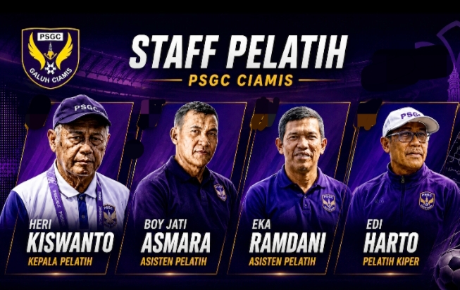 Staff Pelatih PSGC Ciamis - lintas priangan