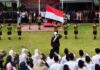 Ratusan Budayawan Gelar Upacara HUT ke-81 RI di Batu Mahpar Galunggung Upacara di Batu Mahpar Galunggung - lintas priangan
