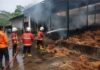 Kebakaran Pabrik Cocofiber di Padaherang, Kerugian Ditaksir Rp800 Juta kebakaran pabrik cocofiber
